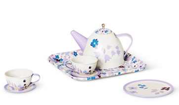 A tea set with a teapot and cups

AI-generated content may be incorrect.